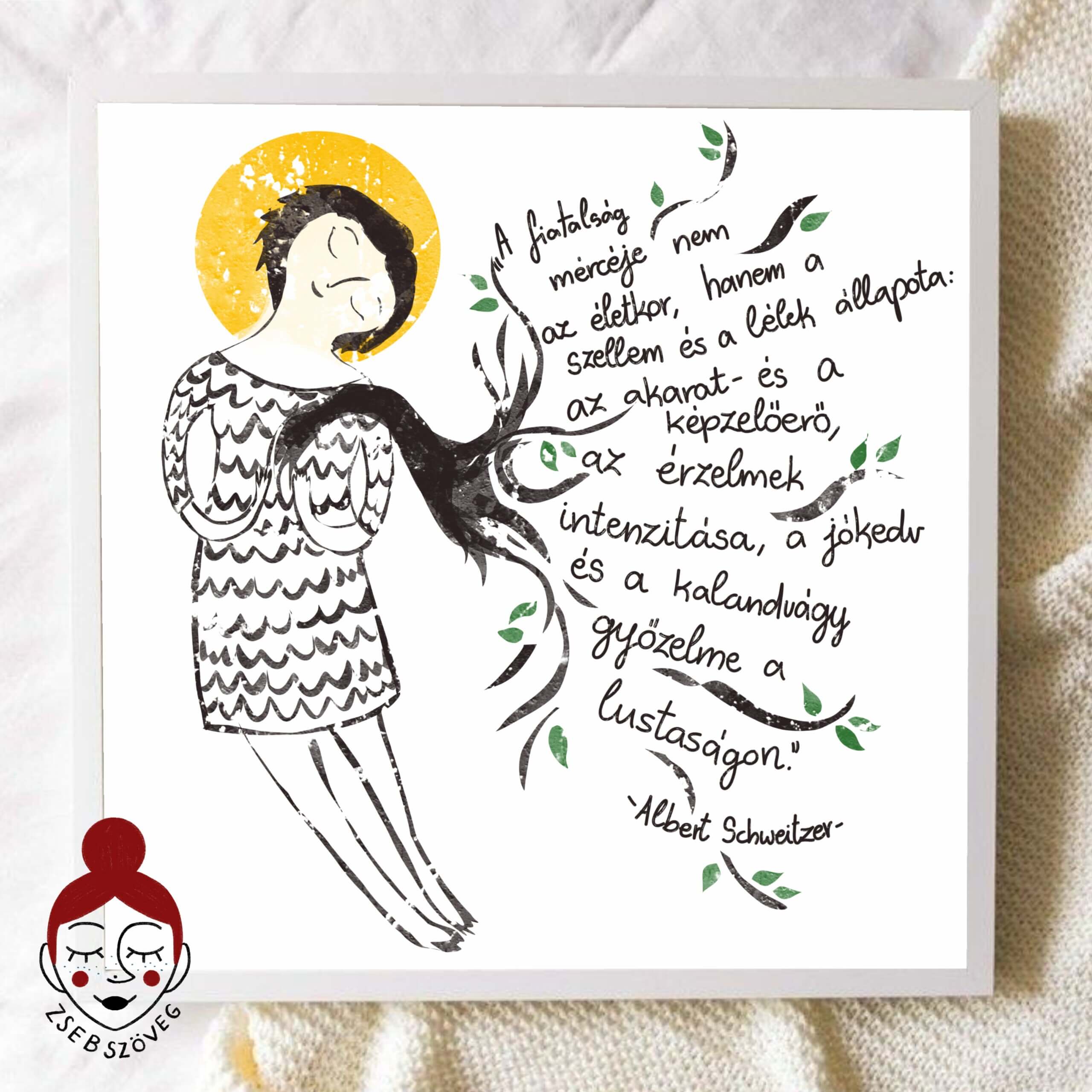 "A fiatalság mércéje..." Prémium Vászon